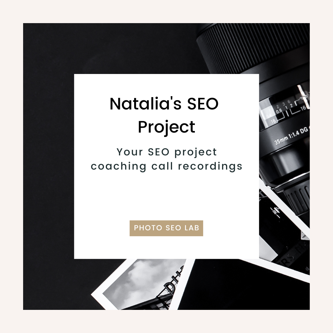 Natalia’s SEO Project